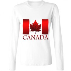 Ladies Relaxed Fit Basic Long Sleeve Tee