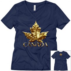 Canada Shirts Gold Medal Canada Team T-shirts Women's