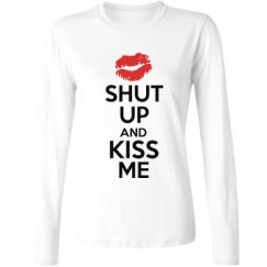 Ladies Relaxed Fit Basic Long Sleeve Tee