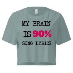 Ladies Festival Cali Crop Top Tee