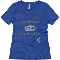 Ladies Relaxed Fit V-Neck Tee