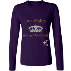 Ladies Relaxed Fit Basic Long Sleeve Tee
