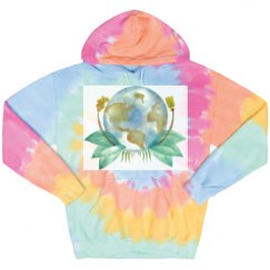 Unisex Tie-Dye Fleece Hoodie