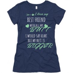 Ladies Slim Fit Super Soft Triblend Tee