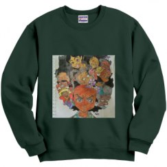 Unisex Film and Foil Crewneck Sweatshirt