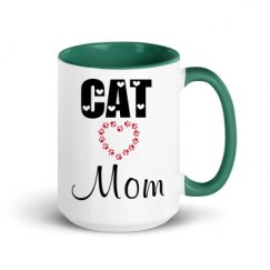 15oz Ceramic Mug with Color Inside