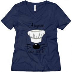 Ladies Relaxed Fit V-Neck Tee