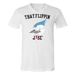 Unisex V-Neck Jersey Tee