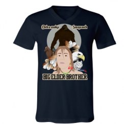 Unisex V-Neck Jersey Tee