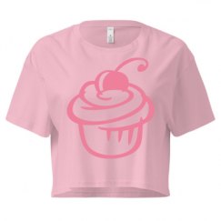 Ladies Festival Cali Crop Top Tee