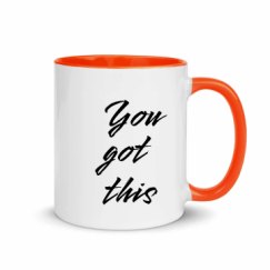 11oz Ceramic Mug with Color Inside