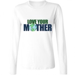 Ladies Relaxed Fit Basic Long Sleeve Tee