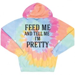 Unisex Tie-Dye Fleece Hoodie