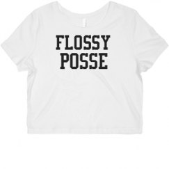 Ladies Slim Fit Crop Top Tee