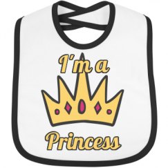 Infant Contrast Trim Bib