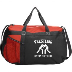 Add Your School Wrestling Gym Duffel Bag