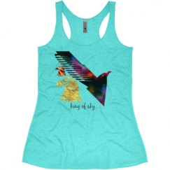 Ladies Slim Fit Super Soft Racerback Triblend Tank