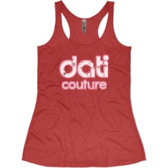 Ladies Slim Fit Super Soft Racerback Triblend Tank