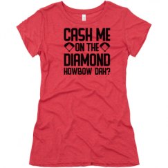 Ladies Slim Fit Super Soft Triblend Tee