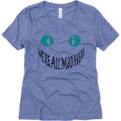 Ladies Relaxed Fit Super Soft Triblend V-Neck Tee