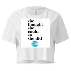 Ladies Festival Cali Crop Top Tee