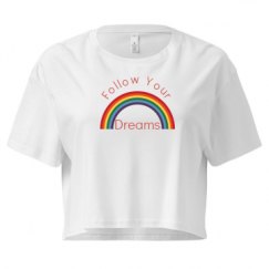 Ladies Festival Cali Crop Top Tee