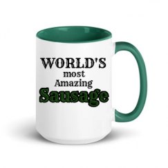 15oz Ceramic Mug with Color Inside