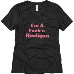 Ladies Relaxed Fit Super Soft Triblend V-Neck Tee