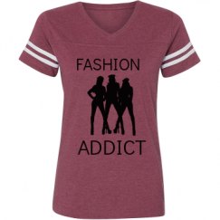 Ladies Relaxed Fit Vintage Sports Tee