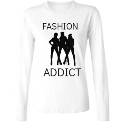Ladies Relaxed Fit Basic Long Sleeve Tee