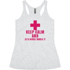 Ladies Slim Fit Super Soft Racerback Triblend Tank