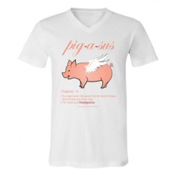 Unisex V-Neck Jersey Tee