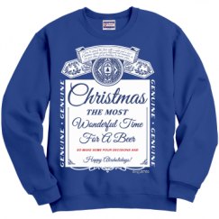 Unisex Film and Foil Crewneck Sweatshirt