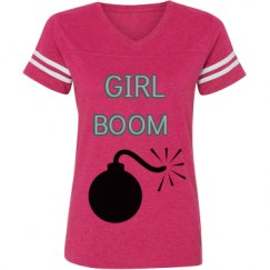 Ladies Relaxed Fit Vintage Sports Tee