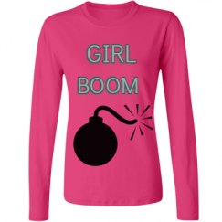 Ladies Relaxed Fit Basic Long Sleeve Tee