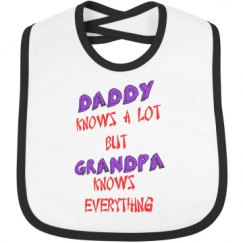 Infant Contrast Trim Bib