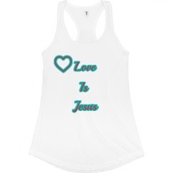 Ladies Slim Fit Racerback Tank Top