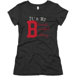 Ladies Slim Fit Super Soft Triblend Tee