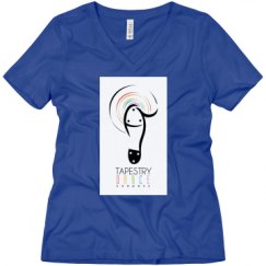 Ladies Relaxed Fit V-Neck Tee