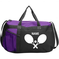 Custom Name Tennis Sports Duffel Bag
