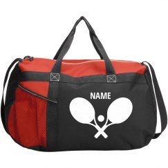 Custom Name Tennis Sports Duffel Bag