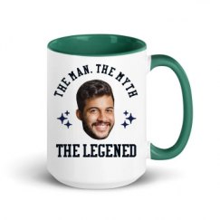 15oz Ceramic Mug with Color Inside