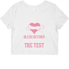 Ladies Slim Fit Crop Top Tee