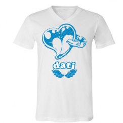 Unisex V-Neck Jersey Tee