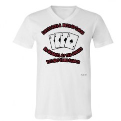 Unisex V-Neck Jersey Tee