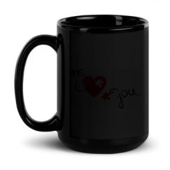 15oz Black Glossy Mug