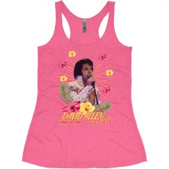 “Aloha” Ladies Slim Fit Racerback Tank Top