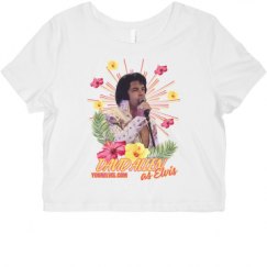 Ladies Slim Fit Crop Top Tee