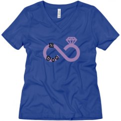 Ladies Relaxed Fit V-Neck Tee