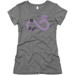 Ladies Slim Fit Super Soft Triblend Tee